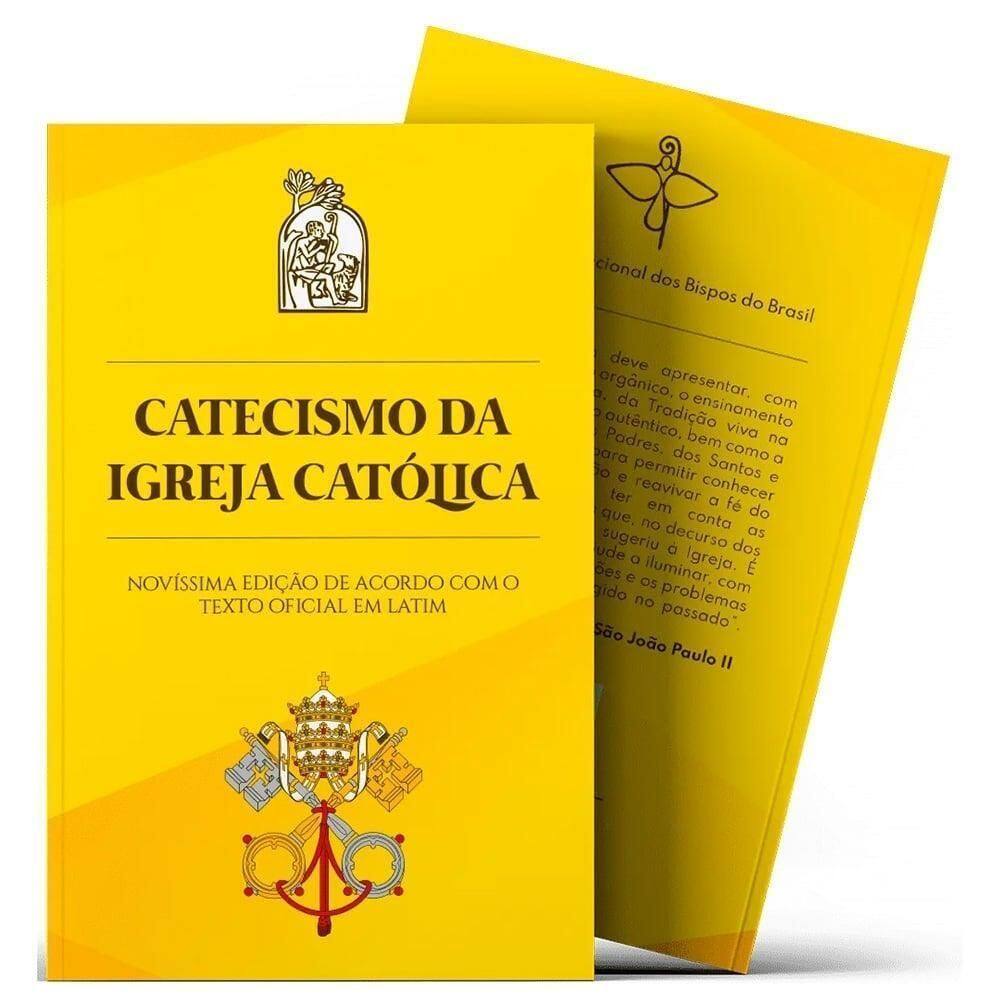 Livro Catecismo Igreja Católica Nova Capa E Edição Grande