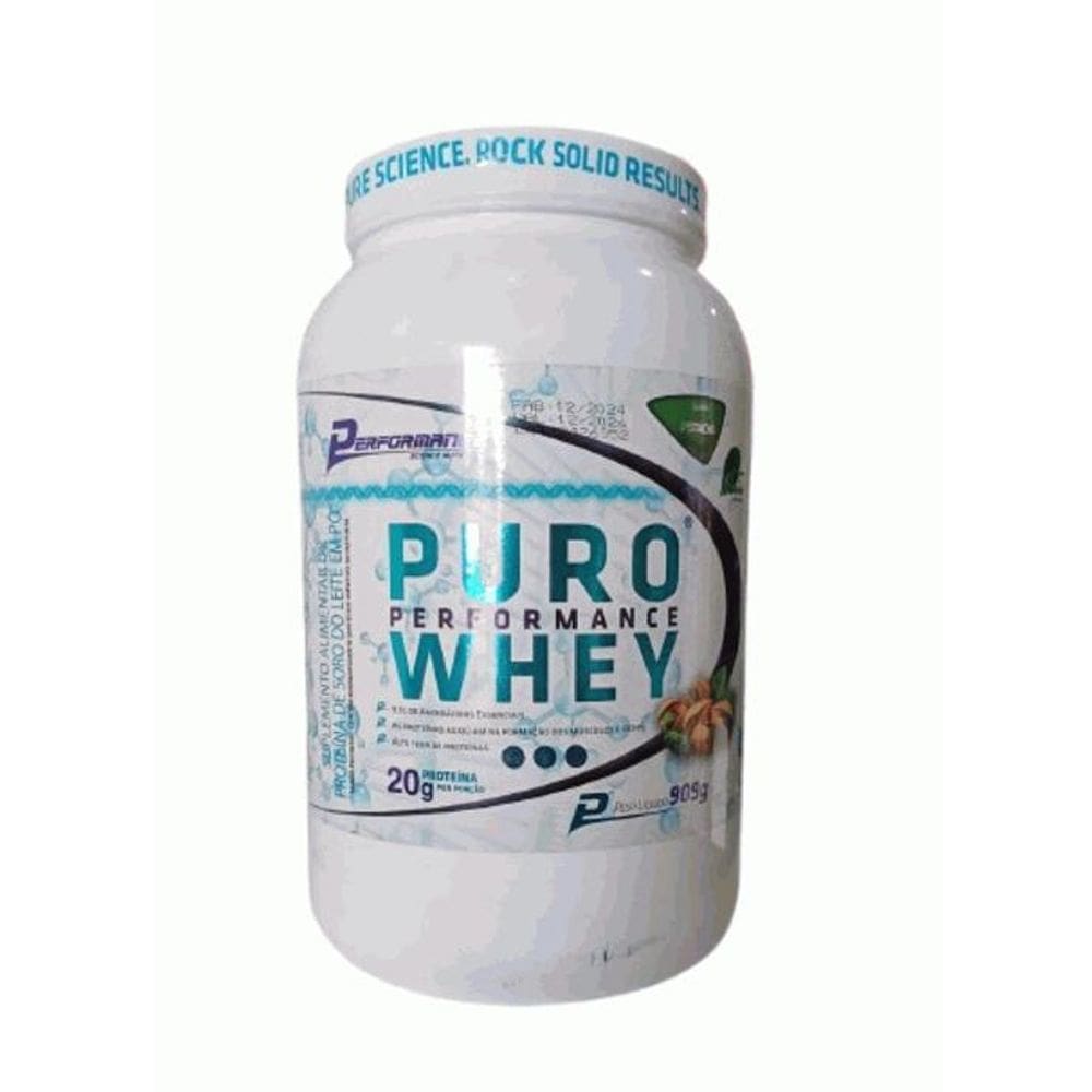 Puro Performance Whey 909G - Sabor: Pistache