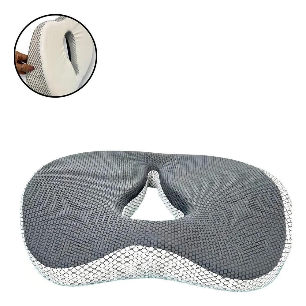 2X Almofada Coccix Assento 3D Anatômica Ortopédico Postural