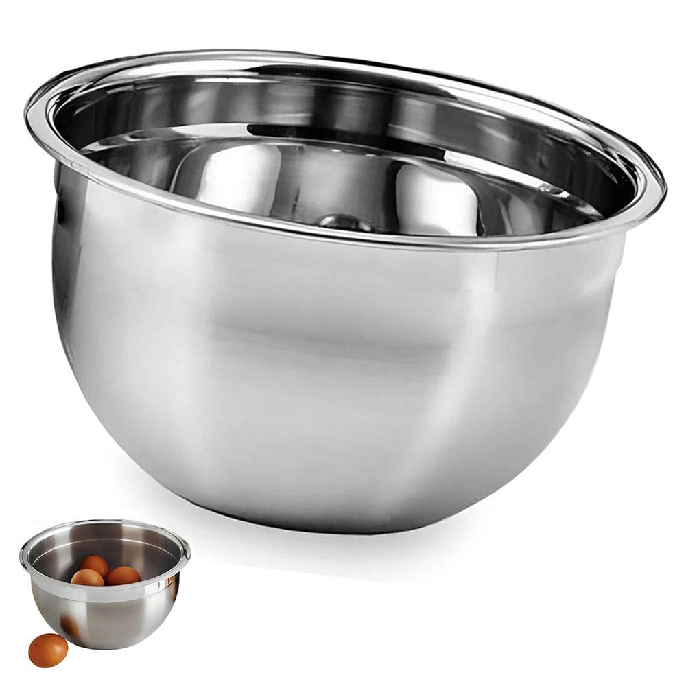 Tigela Bowl Inox Bacia Cumbuca Cozinha Receita Preparo Cozinha Versatil Multiuso Casa Lanchonete Restaurante