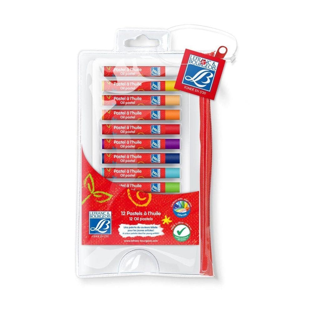Giz Pastel Oleoso Lefranc & Bourgeois 12 Cores Standard