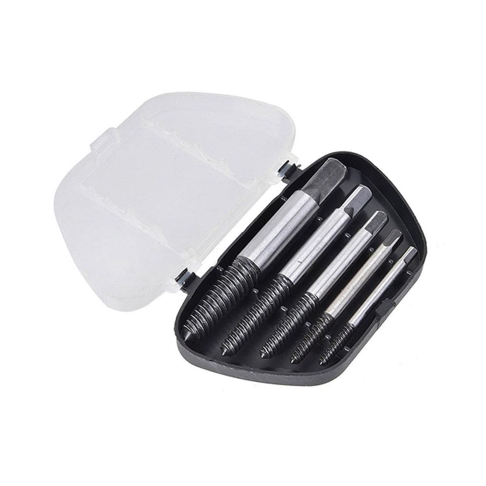 Jogo Extrator De Parafuso Aço Carbono 5 Pcs  386405  Tactix