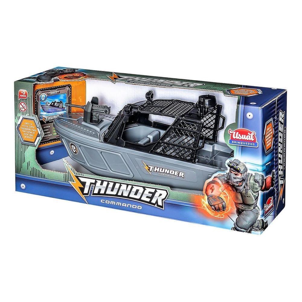 Barco Brinquedo Infantil Thunder Comando Ataque Usual