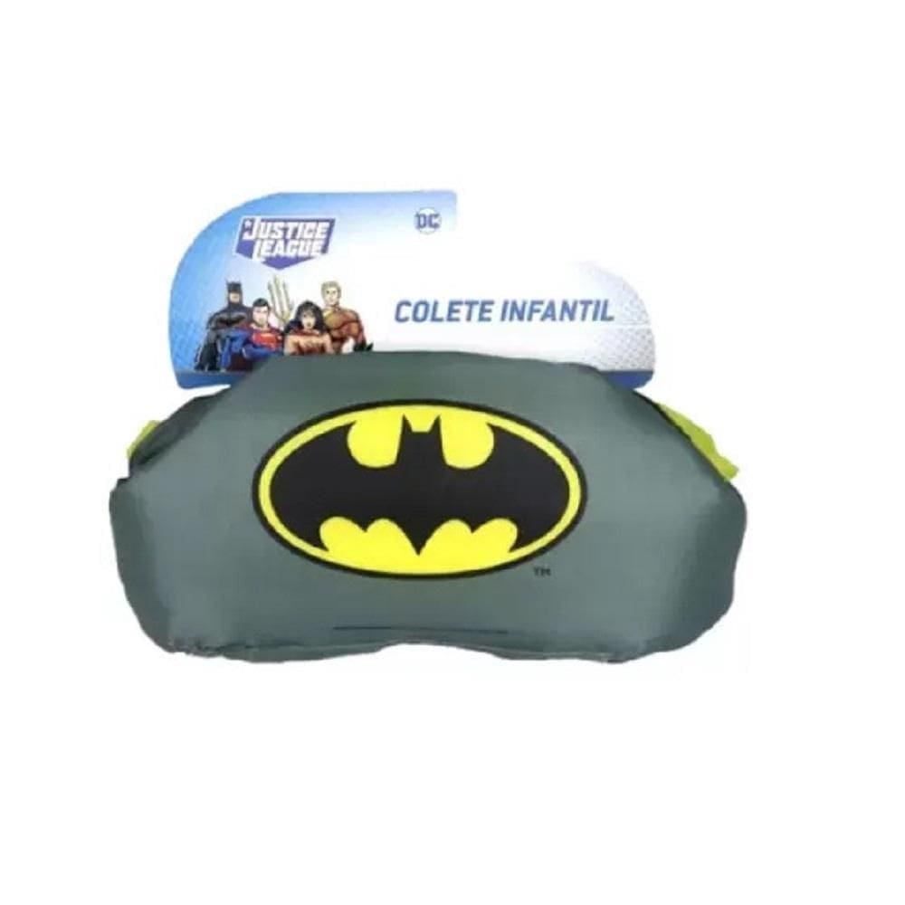 Colete De Natação Infantil Batman 2 A 6 Anos Até20Kg Belflix