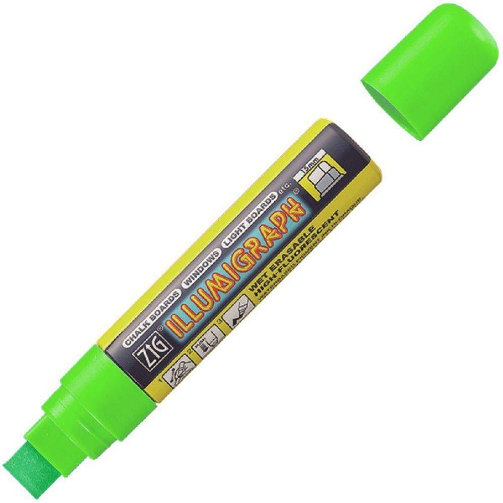 Caneta Marcador Zig Illumigraph Big Broad Pma-720 Green