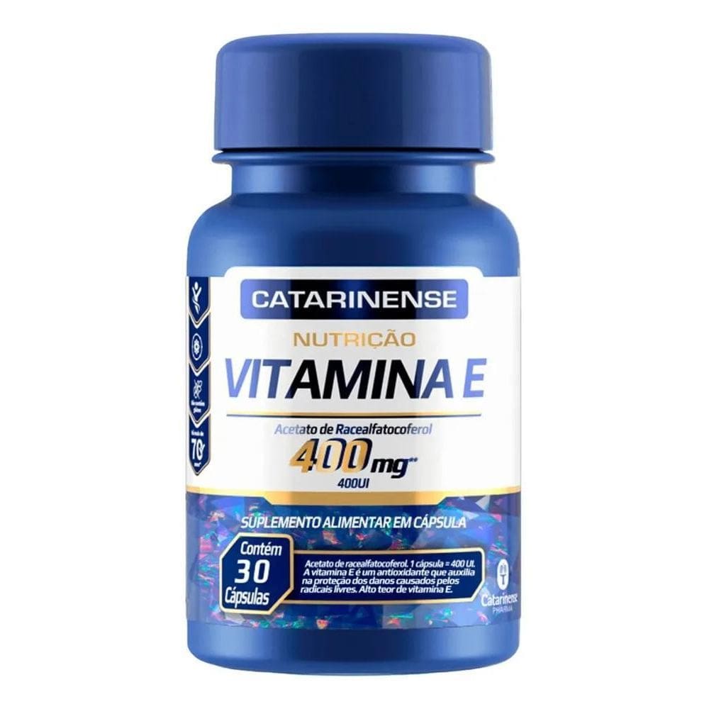 2X Vitamina E 400Mg 30 Cápsulas - Catarinense Sabor Without