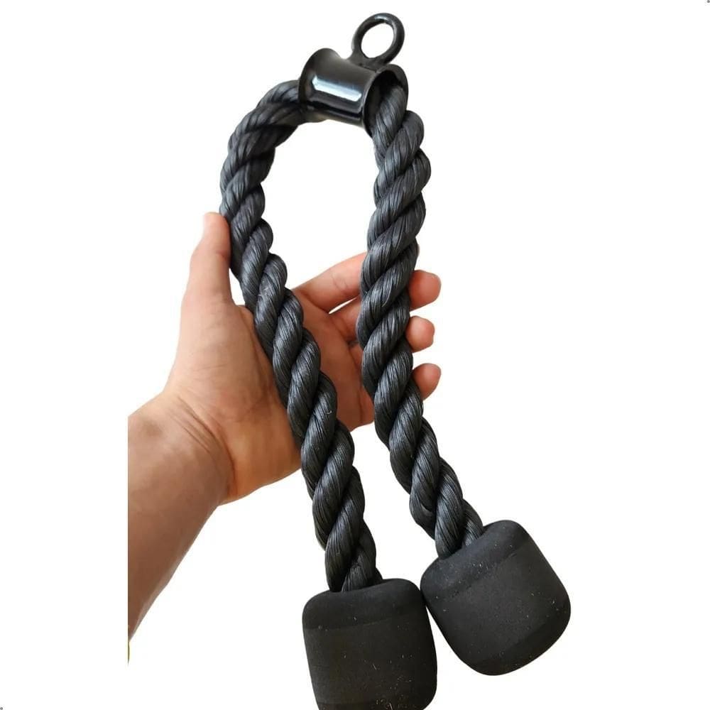 2X Puxador Corda Tríceps 70 Centímetro Comprime