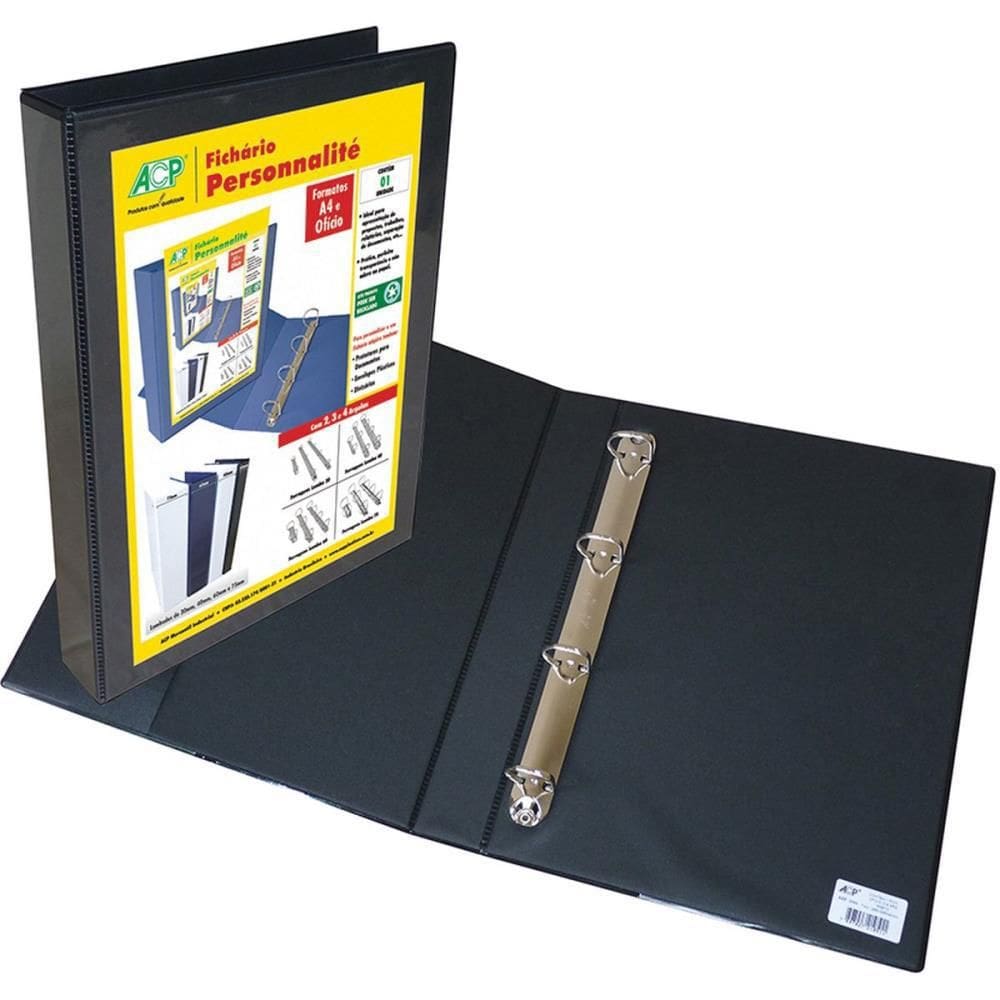 Fichario De Pvc Personalite A4 45Mm 4 - Acp