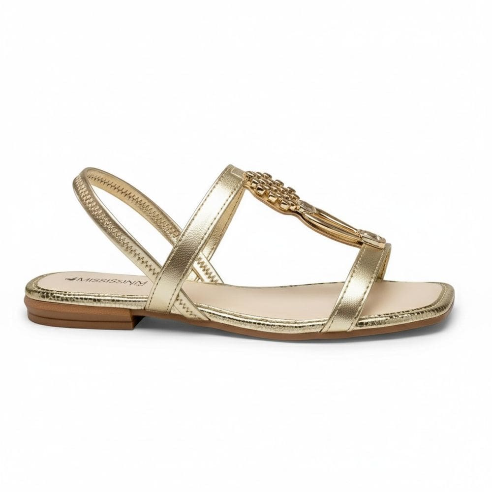 Sandália Rasteira Feminina Calce Fácil Mississipi MF311