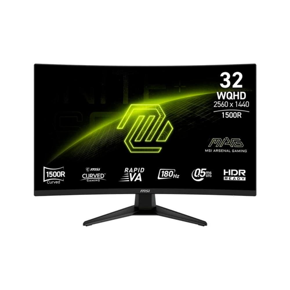 Monitor Gamer Curvo 31.5 Msi 180Hz 0.5Ms Wqhd 2560X1440 Pto
