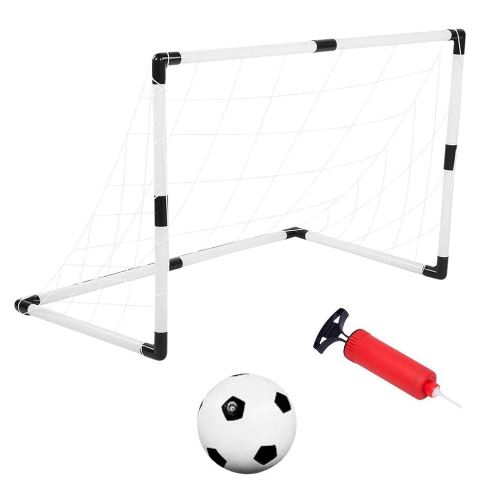 Kit Mini Trave Futebol Infantil Bola E Bomba De Ar - Castela