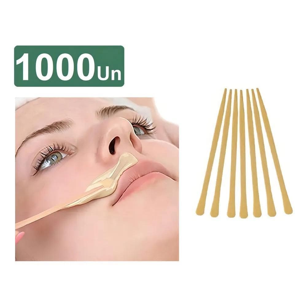 2X Espátula Depilação Facial Sobrancelhas Mini Palito Cera M