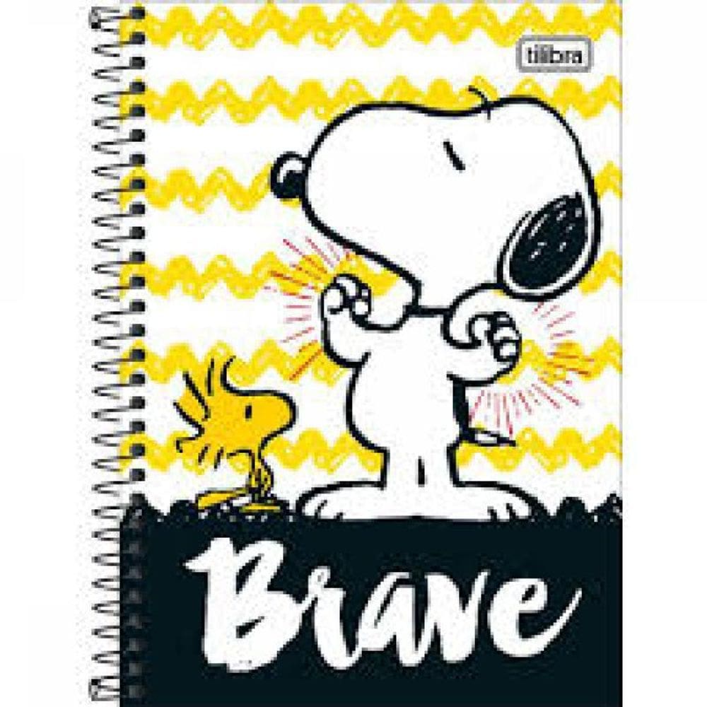 Caderno 1/4 80Fls Espiral Snoopy - 292346