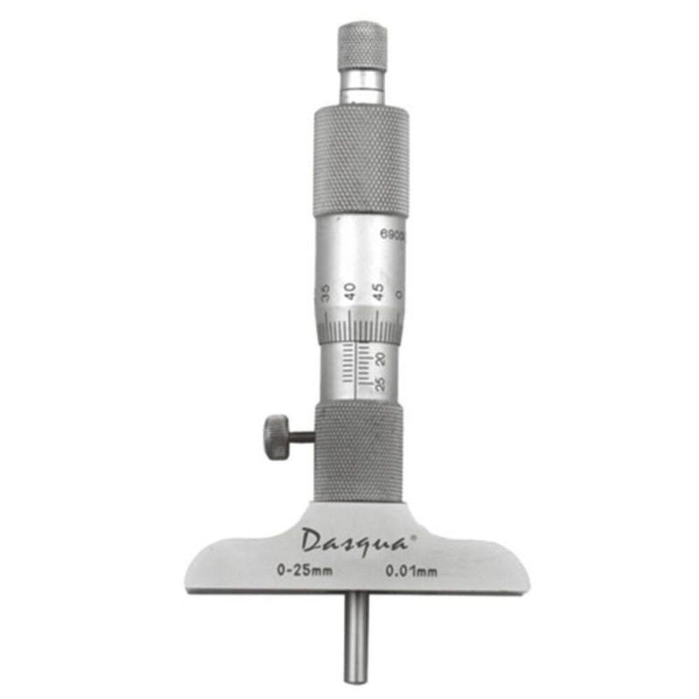 Micrometro De Profundidade 0-25 Mm X 0.01 Mm Dasqua 417,0048