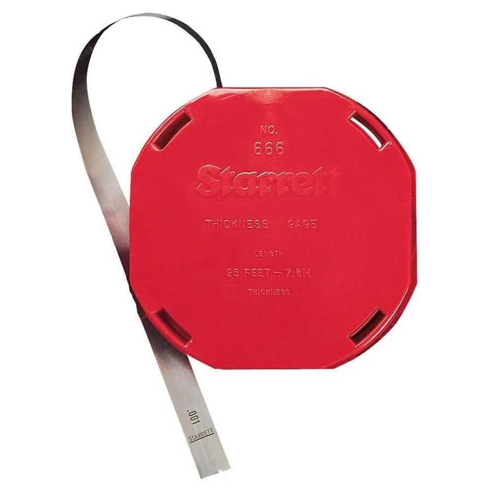 Calibrador De Folga Em Rolo De 7,6M 13X0,07Mm 666M7 Starrett