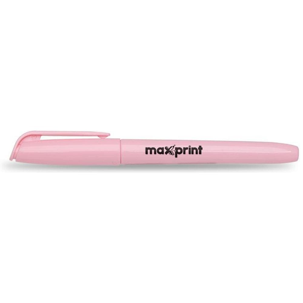 Caneta Marca Texto Lumis Pastel Maxprint Rosa - 12 Un