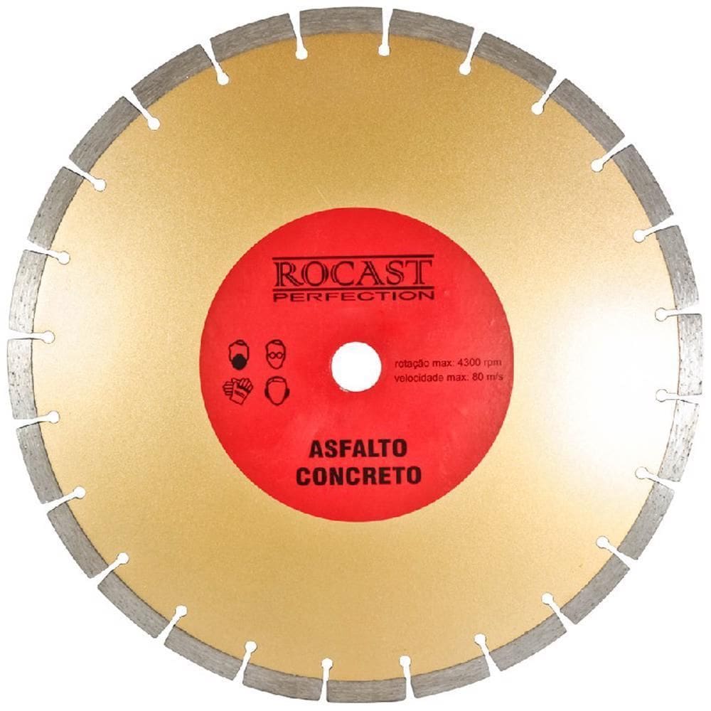 Disco Diamantado Para Asfalto Concreto 350Mm 34,0011 Rocast