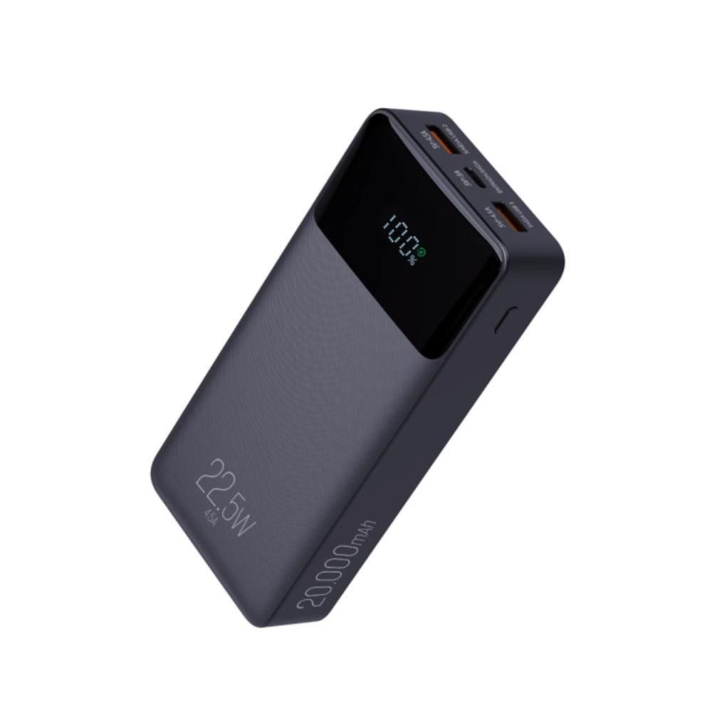 Power Bank, ELG, 20000mAh, Display Indicador, Preto, 3 Saídas USB-C e USB-A