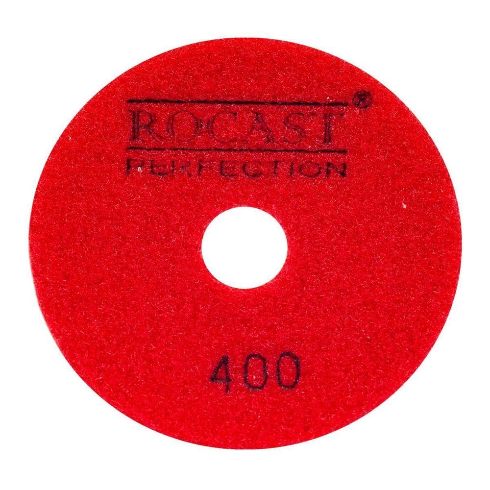 Disco Diamantado Para Polir 4`` Gr. 400 10Un 545,0004 Rocast
