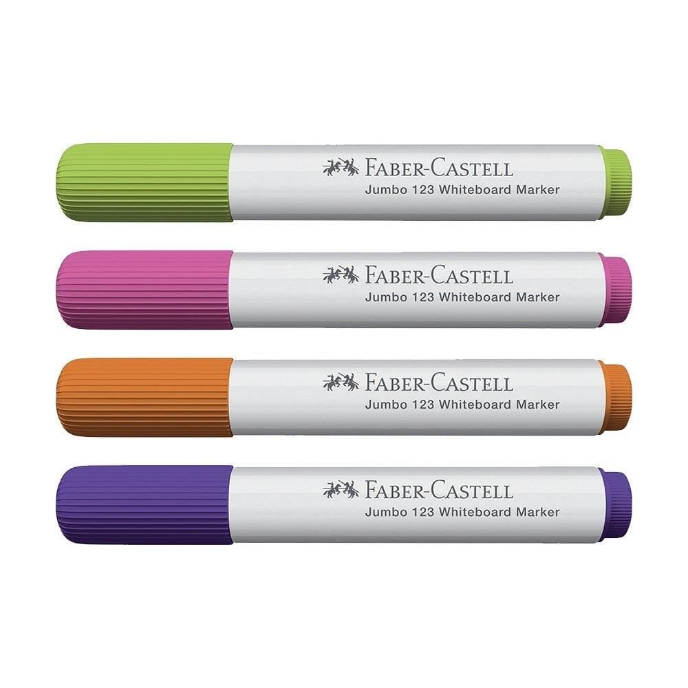 Marcador Faber Castell para Quadro Branco - 8 Embalagens com 4 Unidades