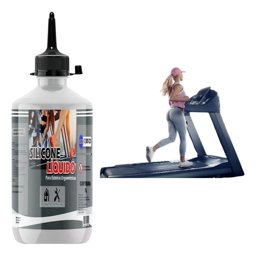 2X Silicone Líquido Para Esteira Ergométrica 500Ml 100% Puro