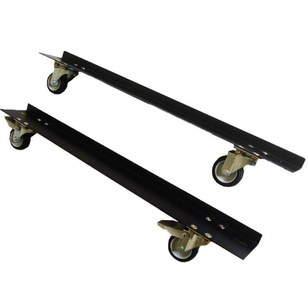 Kit Rodizio Giratorio 2 Com Trava 2 Sem Trava Preto