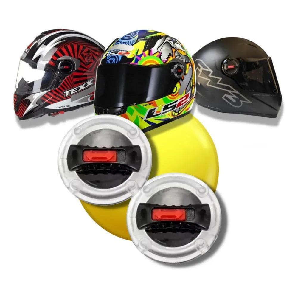 Botao Fixaçao Reparo Viseira Capacete Ls2 Ff358 Ff386 Fw3 Gt