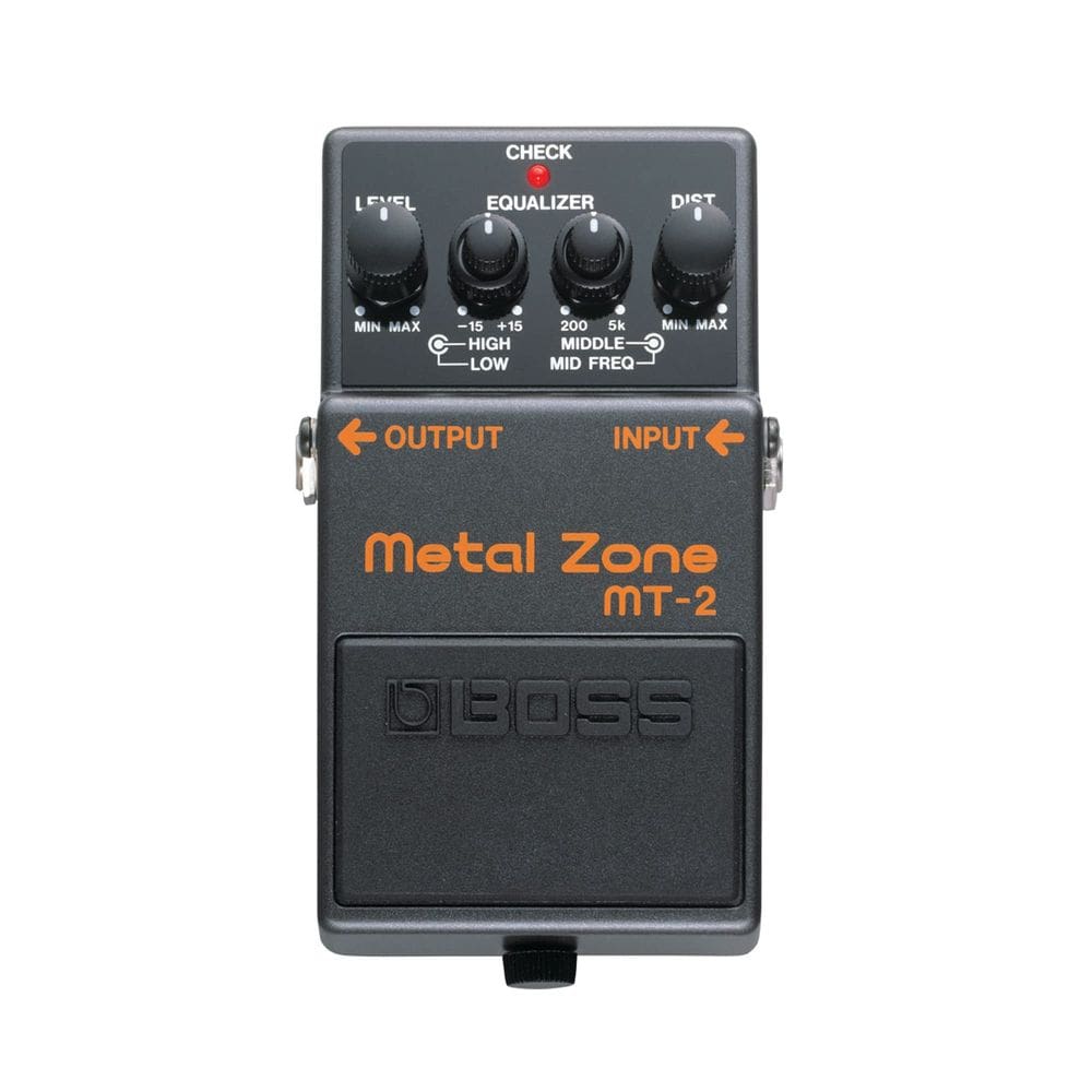 Pedal de guitarra BOSS MT-2 Metal Zone Distortion