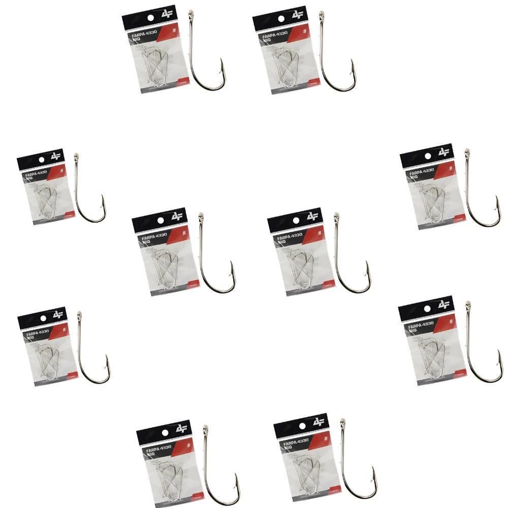 Albatroz Kit 10 Cartelas Farpa 4330 Niq N.8 32Un Cada