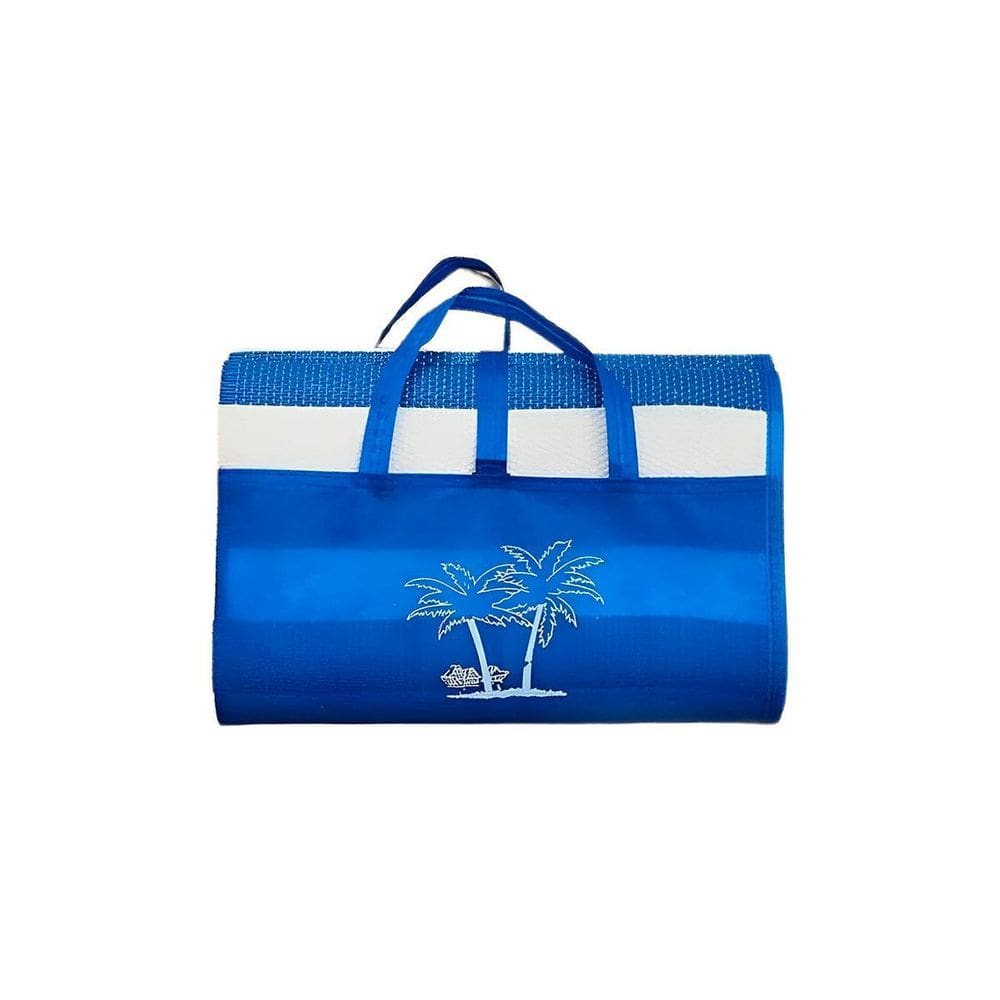 Bolsa E Esteira De Praia Impermeável - Azul