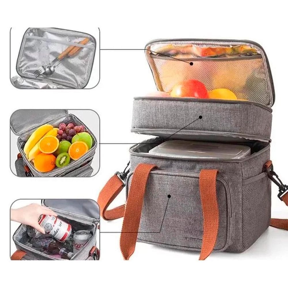 Bolsa Térmica Reforçada Porta Alimentos Trabalho