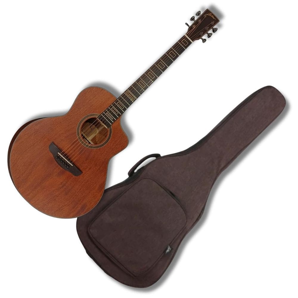 Violão Aço Elétrico Provenance Auditorium Mahogany + Bag