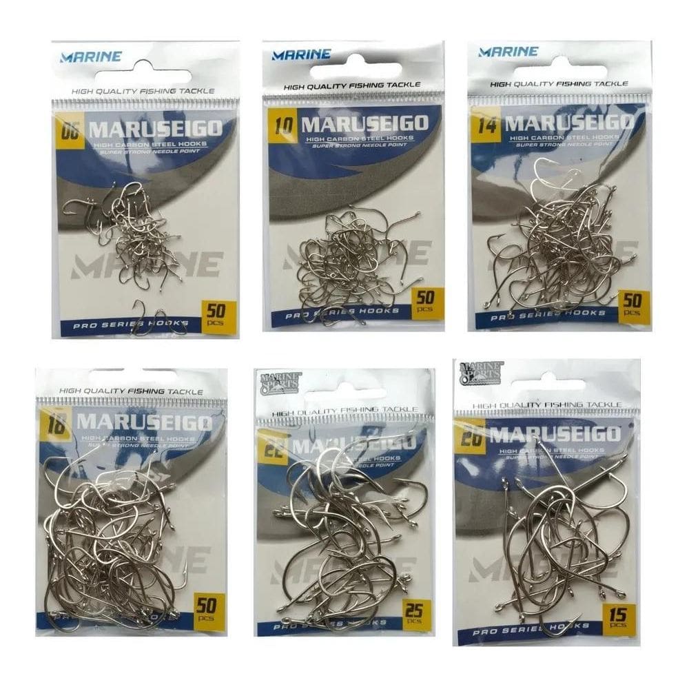 2X Kit Anzol Pesca Fisgador Ponta Super Afiada Papa Terra Pr