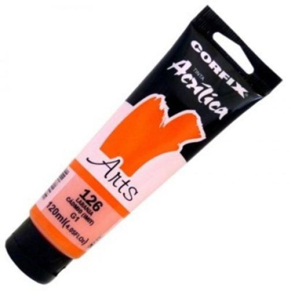 Acrilica Arts Gr-I Laranja Cad 126  120Ml  Corfix