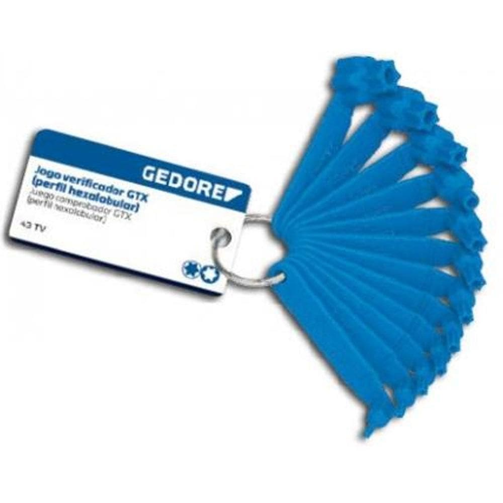 Jogo Verificador Medida Torx Gedore T10 A T60 E7 A E16