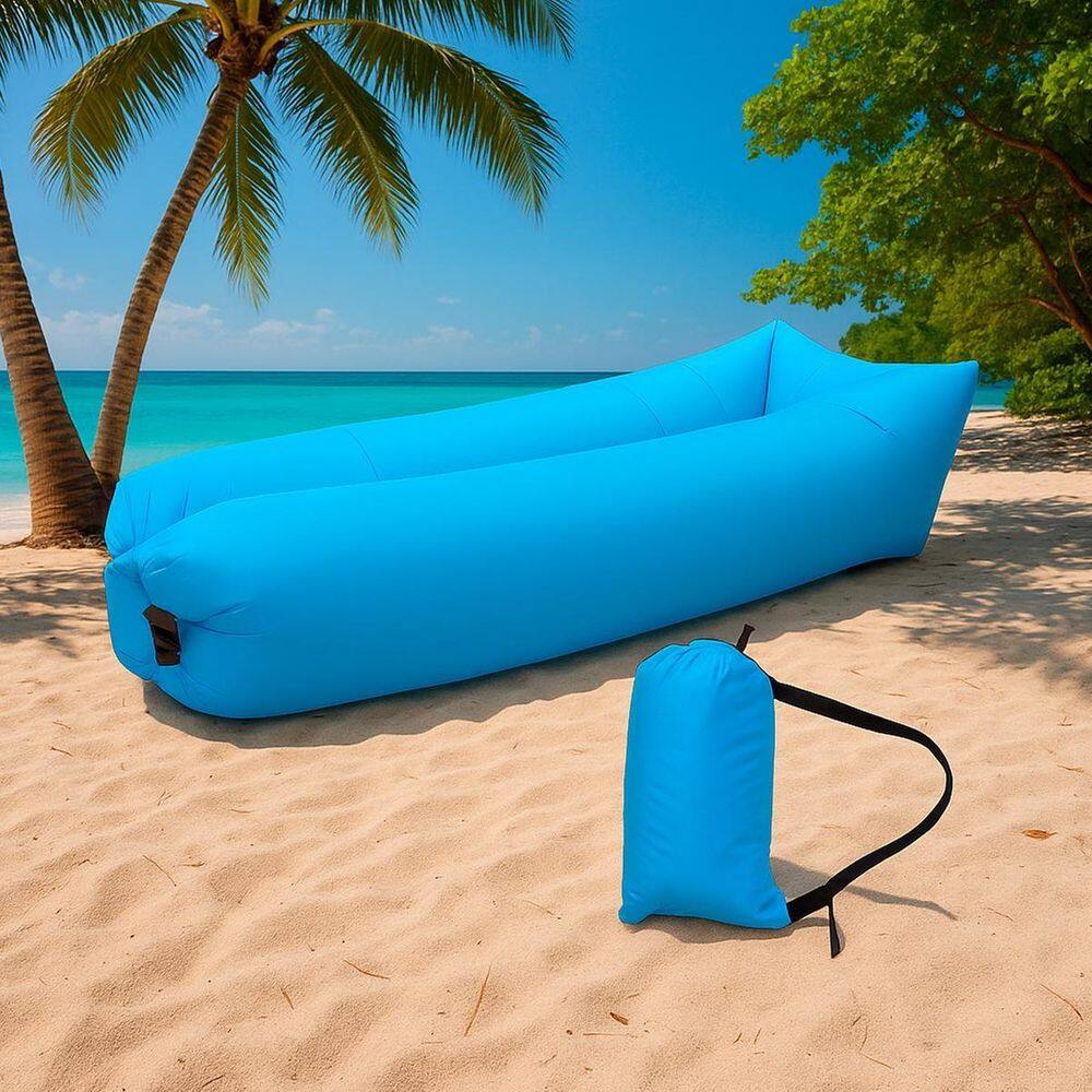 Saco Inflável Portátil Ideal Para Dormir Na Natureza