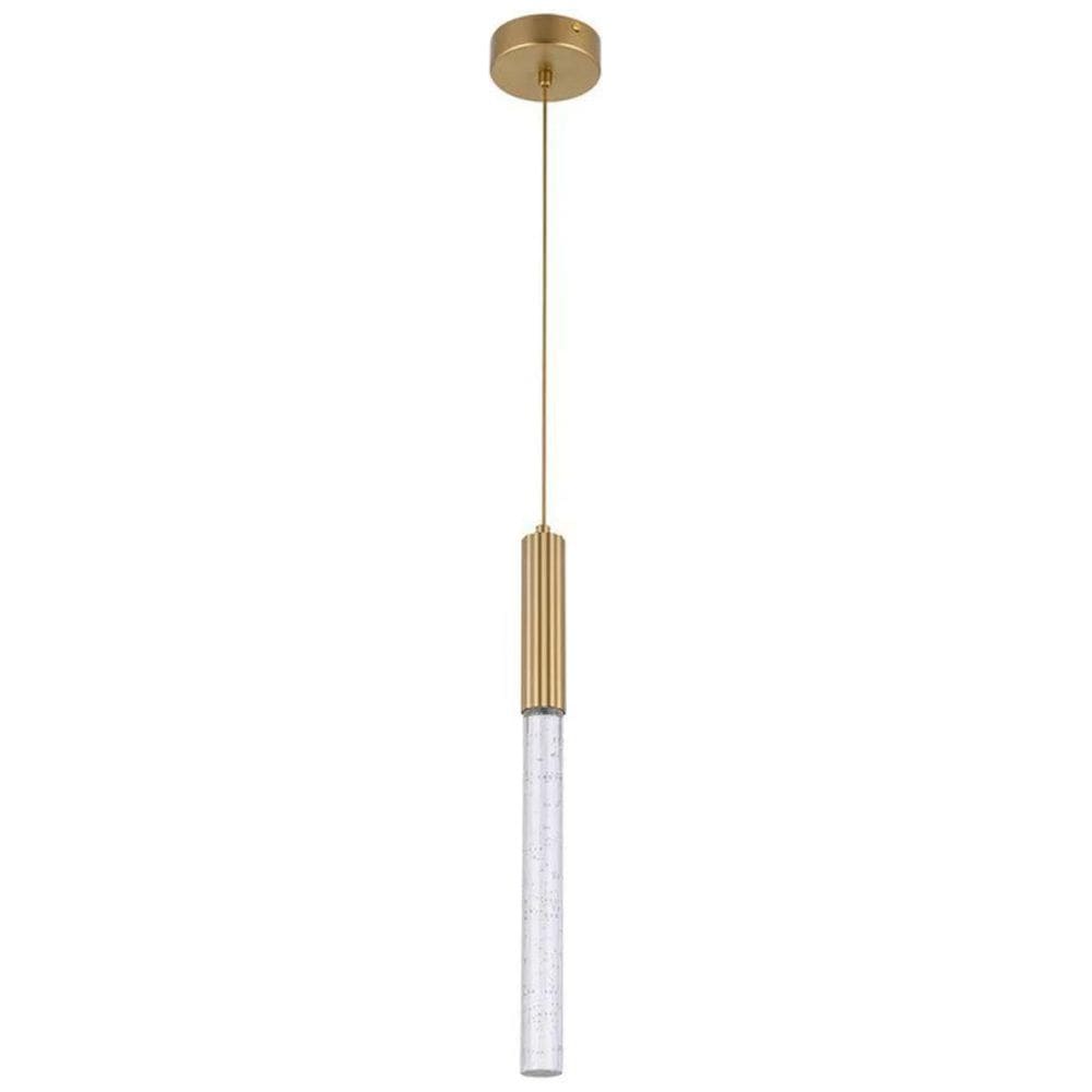Pendente Moderno Led Nordecor Vanna Dourado 3000K Bivolt