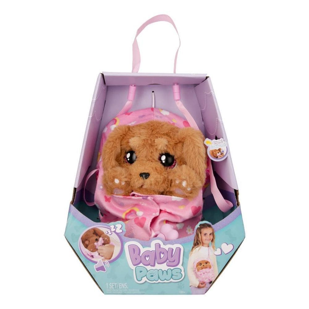 Pelúcia Baby Paws Cachorro Bolsinha Cocker Multikds Br1814