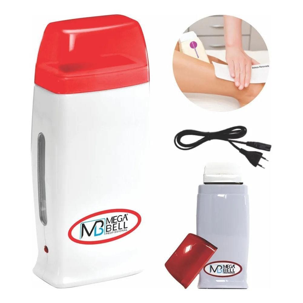 2X Aquecedor Roll-On Cera Quente Depilador Elétrico Mega Bel
