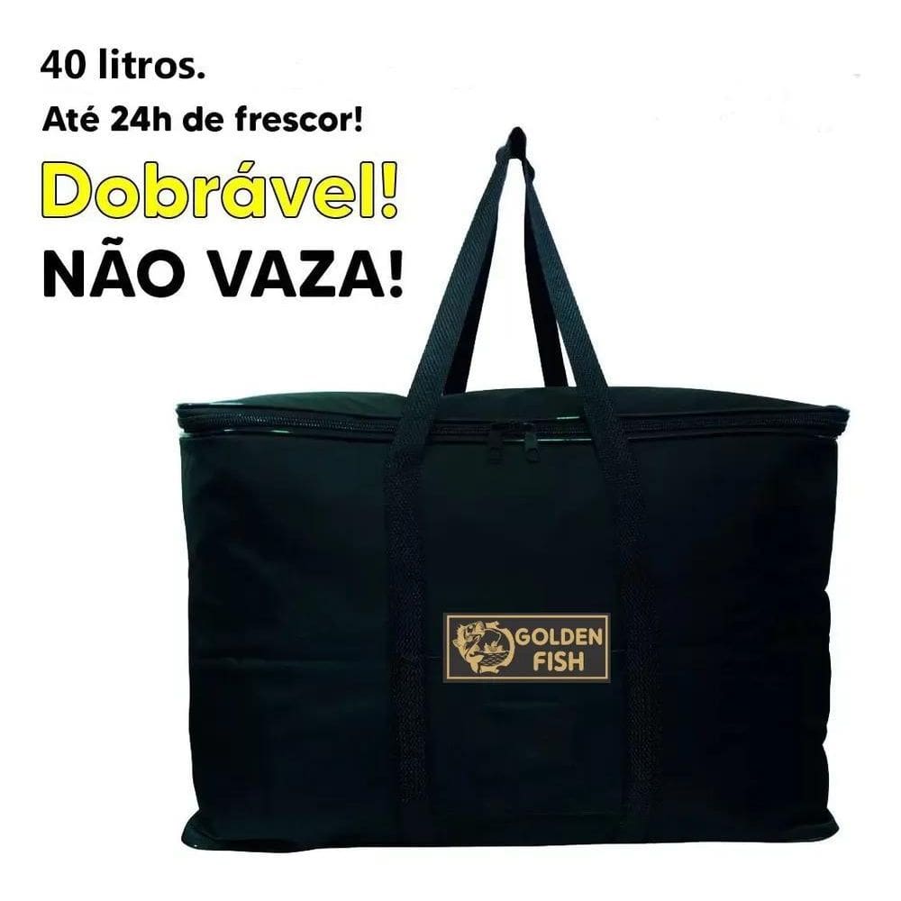2X Bolsa Térmica 40 Litros - Não Vaza Água - Bebidas / Pesca