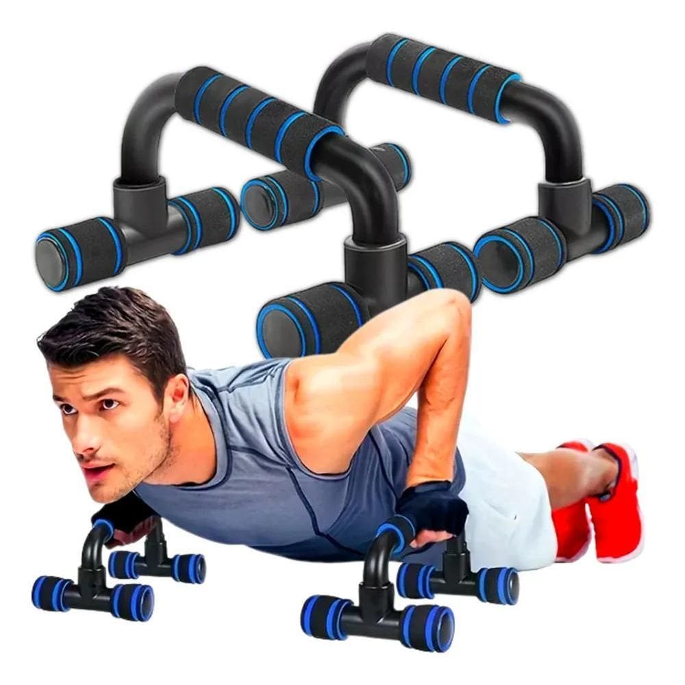 2X Barra De Chão Apoio Para Flexão Ergonômicas Exercício Fit