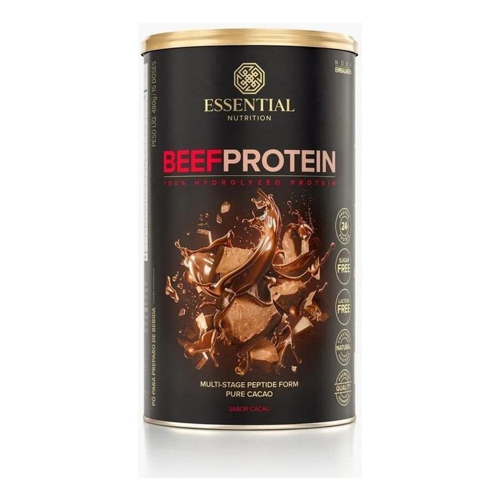 2X Beef Protein Essential Nutrition - Sabor Cacao Ou Banana