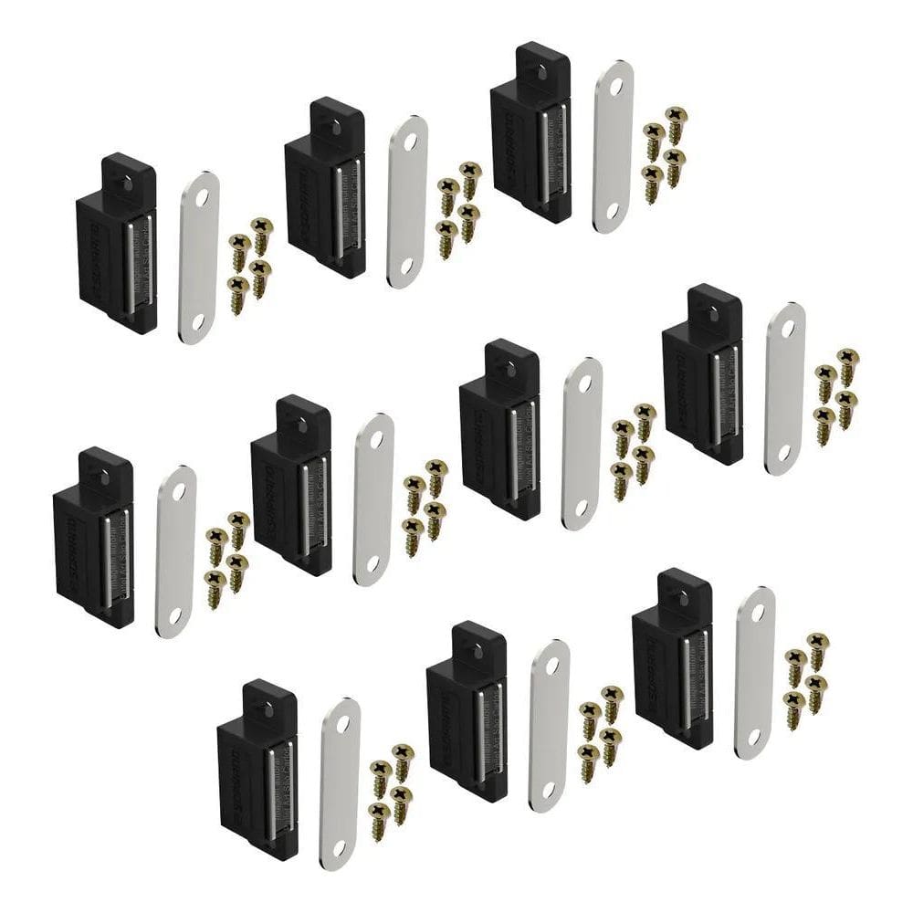 10 Trinco Porta De Armario Fecho Trava Magnetica Ima Mo Pret