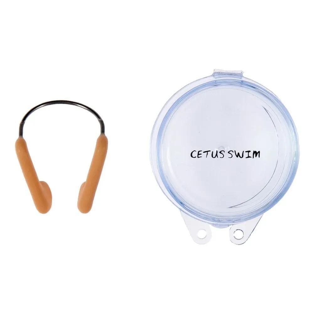 2X Protetor De Nariz De Natação Nose Clip Macio Com Case Cet