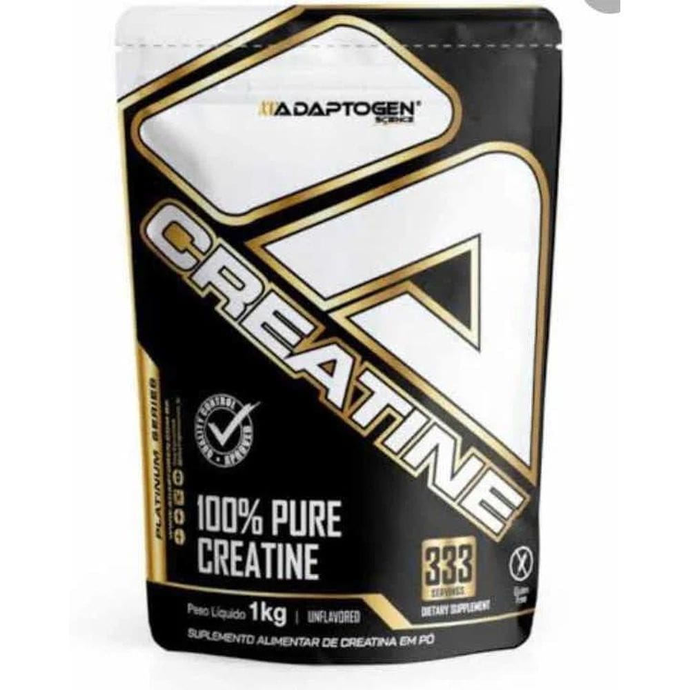 2X Creatine 100% Pure 1Kg - Adaptogen / Creatina Pura Import