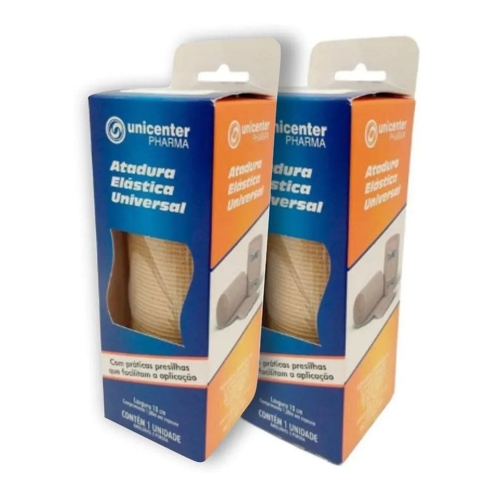 2X 2 Atadura Elástica Média Compressão 10Cm X 1,30M Bege Pha