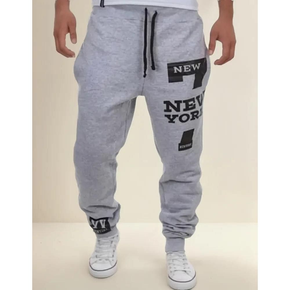 2X Calça Moletom Masculina Jogger Plus Size G1 G2 G3