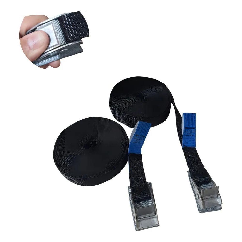 2X Par De Fitas Presilhas 5Mts Rack Pranchas Surf Caiaque Co