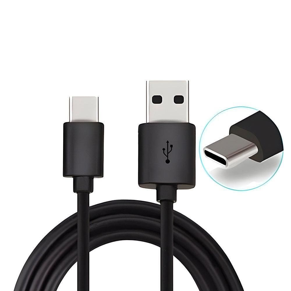 Cabo Usb Para Tipo-C, Carregamento Rápido 25W Cabo 1M Preto