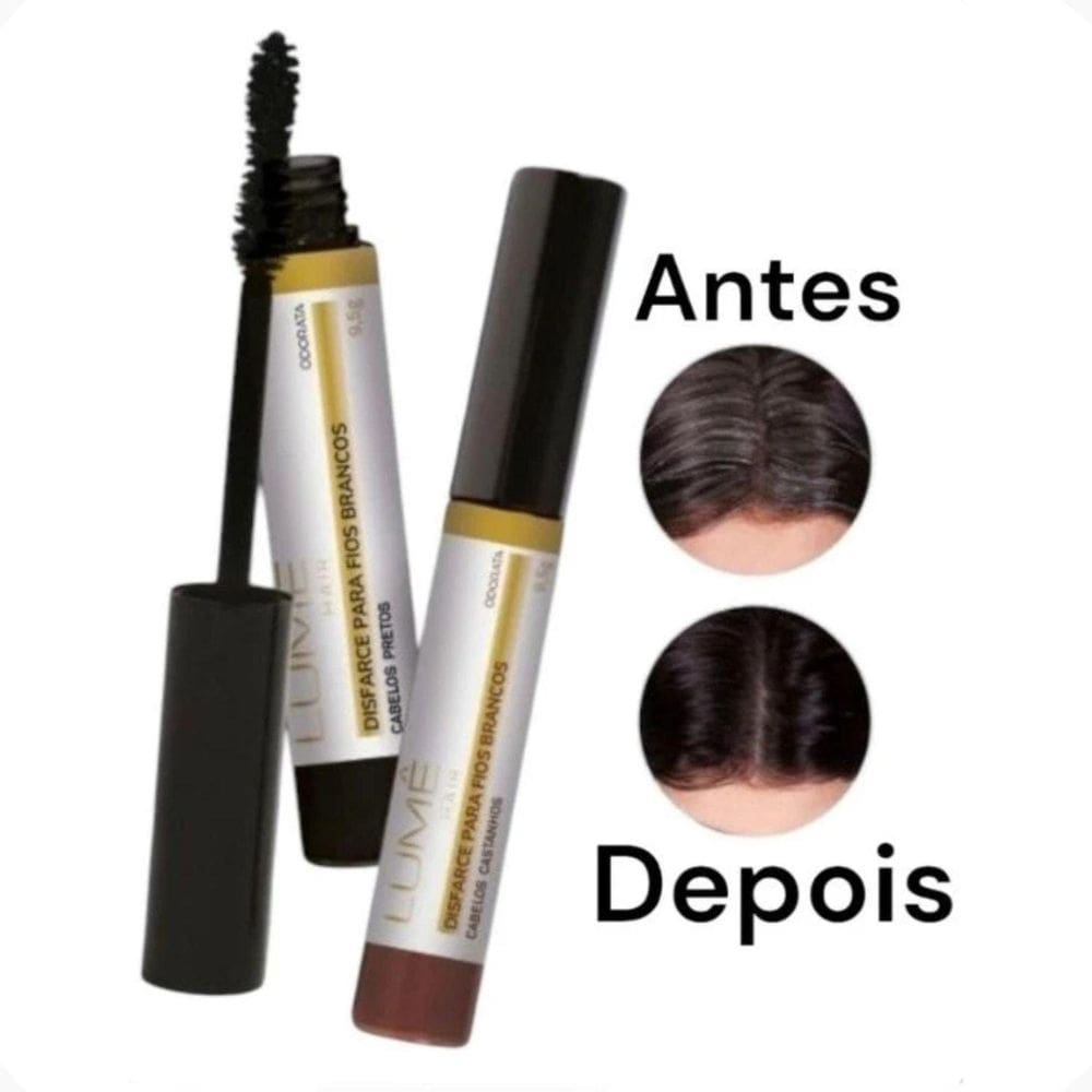 Disfarce Rápido Os Fios Brancos Cor Preto 9,5G Lumê Hair